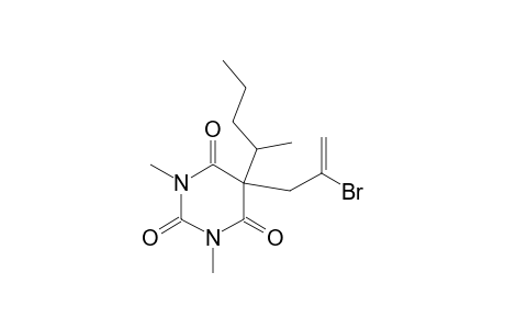 2,4,6(1H,3H,5H)-Pyrimidine-trione, 1,3-dimethyl-5-(2-bromo-prop-2-en-1-yl)-5-(2-pentyl)-