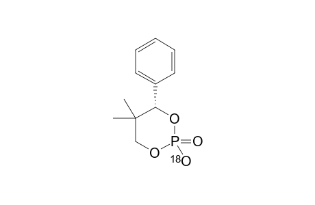 2-(R)-[(18)O]-HYDROXY-2-OXO-5,5-DIMETHYL-4-(R)-PHENYL-1,3,2-DIOXAPHOSPHORINANE