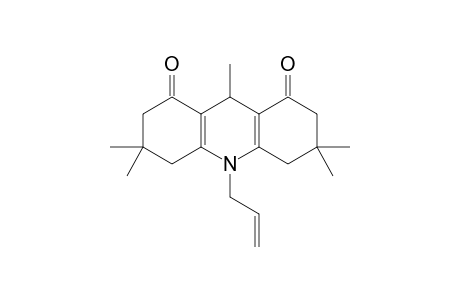 10-allyl-3,3,6,6,9-pentamethyl-4,5,7,9-tetrahydro-2H-acridine-1,8-dione