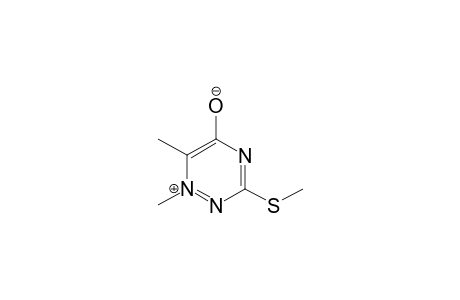 1,6-DIMETHYL-3-METHYLTHIO-1,2,4-TRIAZINIUM-5-OATE