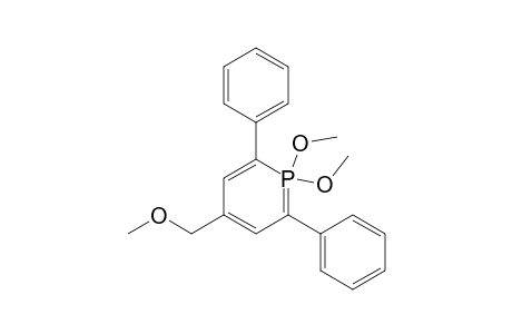 1,1-dimethoxy-4-(methoxymethyl)-2,6-diphenyl-.lambda(3).-phosphinine