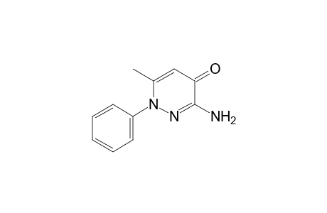 3-amino-6-methyl-1-phenyl-4(1H)-pyridazinone