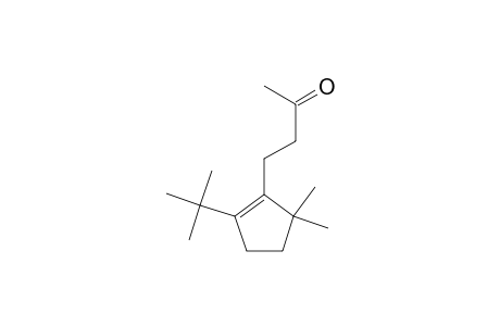 4-(2'-tert-Butyl-5',5'-dimethylcyclopent-1'-en-1'-yl)butan-2-one