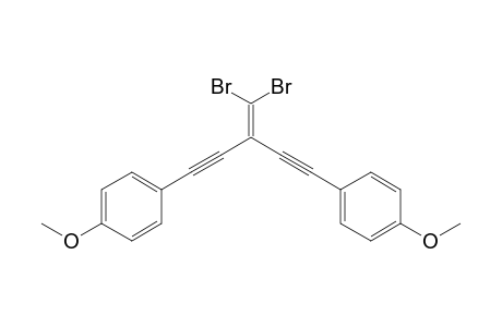 3-(Dibromomethylidene)-1,5-bis(4-methoxyphenyl)penta-1,4-diyne