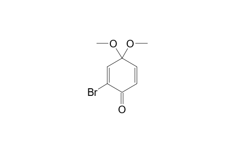 2-Bromo-4,4-dimethoxy-2,5-cyclohexadien-1-one