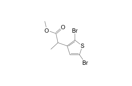 Methyl (2,5-dibromothiophen-3-yl)propionate