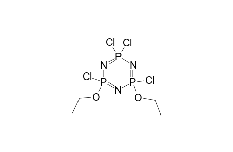 2,4-DIETHOXY-2,4,6,6-TETRACHLOROCYCLOTRIPHOSPHAZATRIENE;TRANS-ISOMER