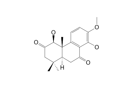 1-BETA,14-DIHYDROXY-13-METHOXY-8,11,13-PODOCARPATRIENE-2,7-DIONE