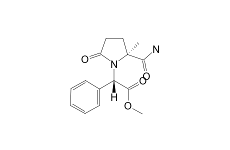 METHYL-(2S,ALPHA-S)-ALPHA-(2-CARBAMOYL-2-METHYL-5-OXO-PYRROLIDIN-1-YL)-ALPHA-PHENYLACETATE