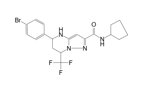 5-(4-bromophenyl)-N-cyclopentyl-7-(trifluoromethyl)-4,5,6,7-tetrahydropyrazolo[1,5-a]pyrimidine-2-carboxamide