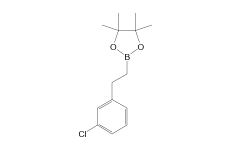 2-(3-Chlorophenyl)ethylboronic acid pinacol ester