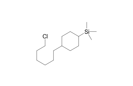 [4-(6-chlorohexyl)cyclohexyl]-trimethyl-silane