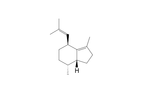 VALERENA-4,7(11)-DIENE;3,3A,4,5,6,7-HEXAHYDRO-1,4-DIMETHYL-7-(2-METHYL-1-PROPENYL)-2H-INDENE