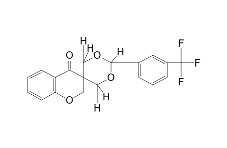 2'-(alpha,alpha,alpha-TRIFLUORO-m-TOLYL)SPIRO[2H-1-BENZOPYRAN-3(4H),5'-[1,3]DIOXAN]-4-ONE