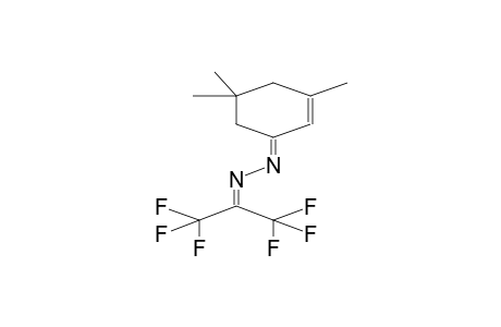 3-[1-(TRIFLUOROMETHYL)-2,2,2-TRIFLUOROETHYLIDENEHYDRAZONO]-1,5,5-TRIMETHYLCYCLOHEX-1-ENE