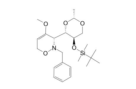 (3S,2'R,4'S,5'R)-2-BENZYL-3-(5'-TERT.-BUTYLDIMETHYLSILOXY-2'-METHYL-1',3'-DIOXAN-4'-YL)-4-METHOXY-3,6-DIHYDRO-2H-1,2-OXAZINE