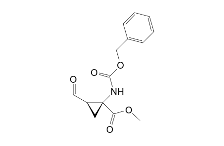 Methyl (1S,2R)-(-)-1-N-benzyloxycarbonylamino-2-formylcyclopropanecarboxyloate