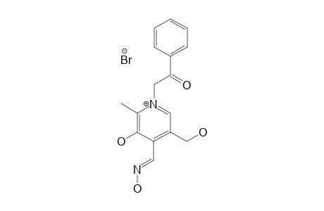 3-HYDROXY-4-HYDROXYIMINOMETHYL-5-HYDROXYMETHYL-2-METHYL-1-PHENACYLPYRIDINIUM-BROMIDE