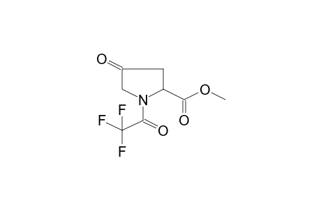 Pyrrolidine-2-carboxylic acid, 4-oxo-1-trifluoroacetyl-, methyl ester