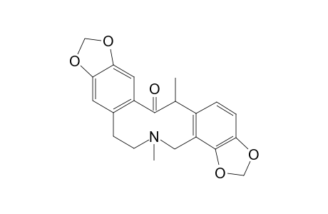 2,3:9,10-bis(methylenedioxy)-7,13-dimethyl-7,13a-secoberbin-13a-one