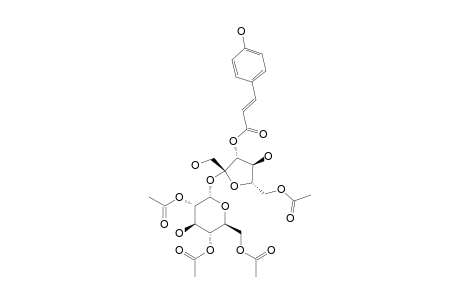 6,2',4',6'-O-TETRAACETYL-3-O-TRANS-PARA-COUMAROYLSUCROSE