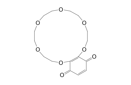 19,22-Dioxo-2,5,8,11,14,17-hexaoxabicyclo[16.4.0]-1(18),20(21)-docosadiene [2,3-benzoquino[18]crown-6]