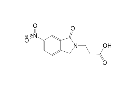 3-(6-nitro-1-oxo-1,3-dihydro-2H-isoindol-2-yl)propanoic acid