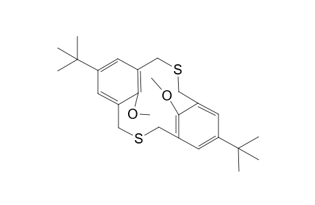 6,15-Di-tert-butyl-9,18-dimethoxy-2,11-dithia[3.3]metacyclophane