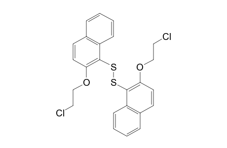 BIS[2-(2-CHLOROETHOXY)-1-NAPHTHYL] DISULFIDE