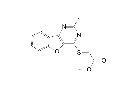 Methyl [(2-methyl[1]benzofuro[3,2-d]pyrimidin-4-yl)sulfanyl]acetate