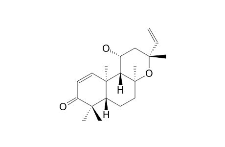 ENT-11-BETA-HYDROXY-3-OXO-8-ALPHA,13(R)-EPOXYLABDA-1,14-DIENE