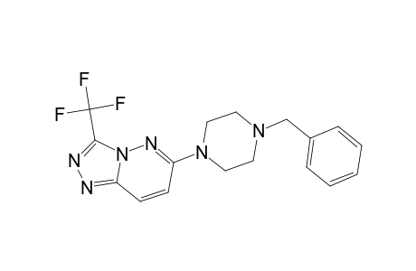 6-(4-Benzyl-1-piperazinyl)-3-(trifluoromethyl)[1,2,4]triazolo[4,3-b]pyridazine