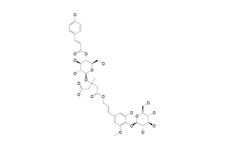 TRANS-BARBATOSIDE-C;WAHLENBERGIOSIDE-3'-O-(4'''-PARA-COUMAROYL)-GLUCOSIDE