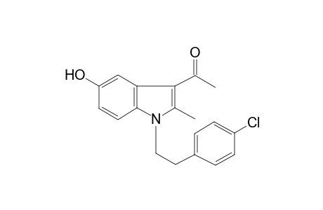 ethanone, 1-[1-[2-(4-chlorophenyl)ethyl]-5-hydroxy-2-methyl-1H-indol-3-yl]-