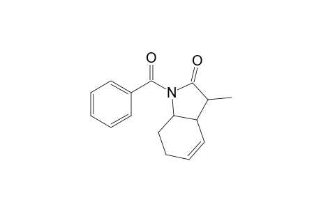 1-Benzoyl-1,3,3a,6,7,7a-hexahydro-3-methyl-2H-indol-2-one