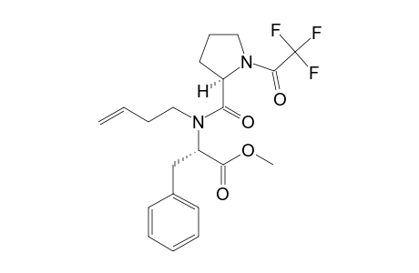 METHYL-(2S)-(3-BUTENYL-[[(2S)-1-(2,2,2-TRIFLUOROACETYL)-TETRAHYDRO-1H-PYRROL-2-YL]-CARBONYL]-AMINO)-3-PHENYLPROPANOATE