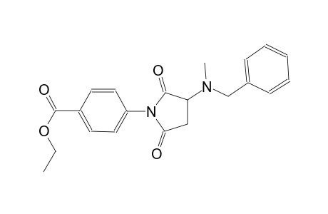 benzoic acid, 4-[3-[methyl(phenylmethyl)amino]-2,5-dioxo-1-pyrrolidinyl]-, ethyl ester