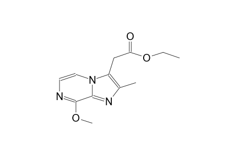 3-(ETHOXYCARBONYLMETHYL)-8-METHOXY-2-METHYLIMIDAZO-[1,2-A]-PYRAZINE