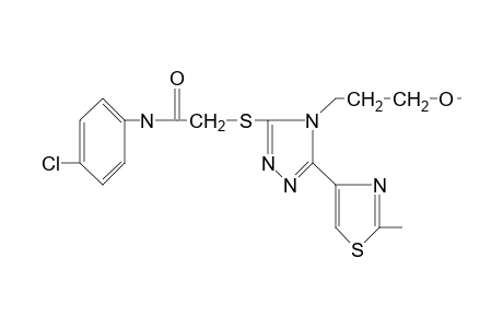 4'-chloro-2-{[4-(3-methoxypropyl)-5-(2-methyl-4-thiazolyl)-4H-1,2,4-triazole-3-yl]thio}acetanilide