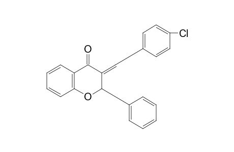 3-(p-CHLOROBENZYLIDENE)FLAVANONE