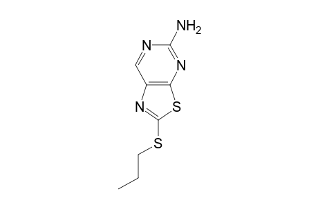 2-Normal-propylthio-5-aminothiazolo(5,4-d)pyrimidine