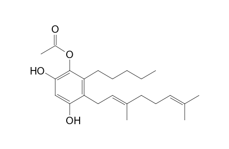 4-ACETOXY-2-GERANYL-5-HYDROXY-3-N-PENTYLPHENOL