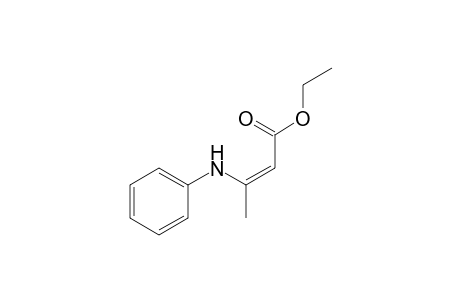 (Z)-3-anilino-2-butenoic acid ethyl ester