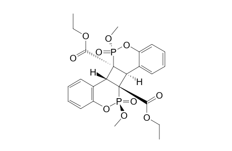 #7;DIETHYL-6,6B,12,12B-TETRAHYDRO-EXO,ENDO-6,12-DIMETHOXY-ENDO,EXO-6,12-DI-OXO-6,12-CYCLOBUTA-[1,2-C:3,4-C']-BIS-[1,2]-BENZOXAPHOSPHORINE-TRANS-6,12-DICARBOXYL