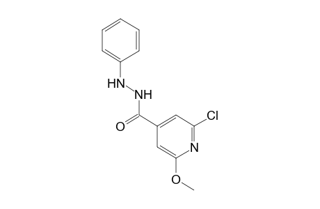 2-chloro-6-methoxyisonicotinic acid, 2-phenylhydrazide