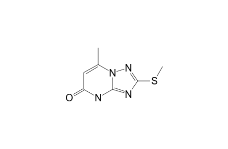 7-methyl-2-methylsulfanyl-1H-[1,2,4]triazolo[1,5-a]pyrimidin-5-one