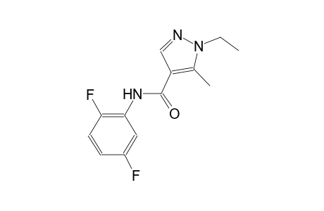 N-(2,5-difluorophenyl)-1-ethyl-5-methyl-1H-pyrazole-4-carboxamide