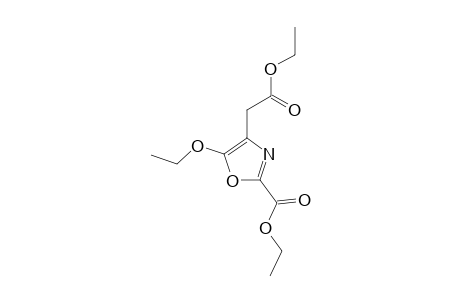 5-ethoxy-2-(ethoxycarbonyl)-4-oxazoleacetic acid, ethyl ester