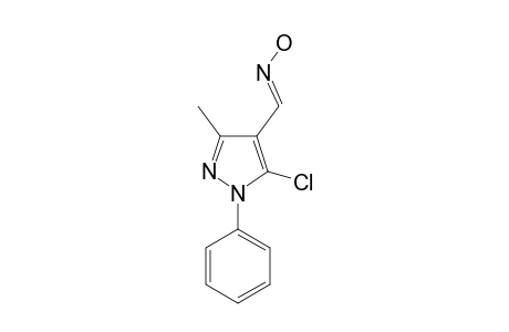 (E)-5-CHLORO-3-METHYL-1-PHENYL-1H-PYRAZOL-4-CARBALDEHYDE-OXIME