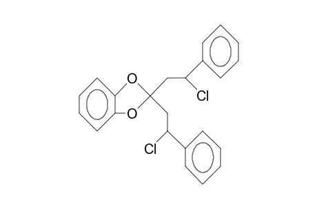 2,2-Bis(2-chloro-2-phenyl-ethyl)-1,3-benzodioxol